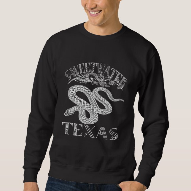 Sweetwater Texas Snake Country Souvenir Sweatshirt (Front)
