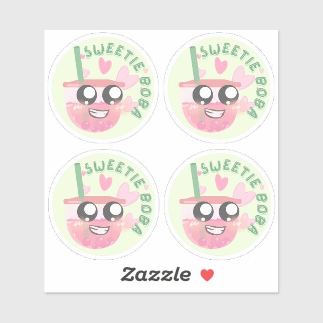 Sweety Boba- Pack of 4 (Sheet)