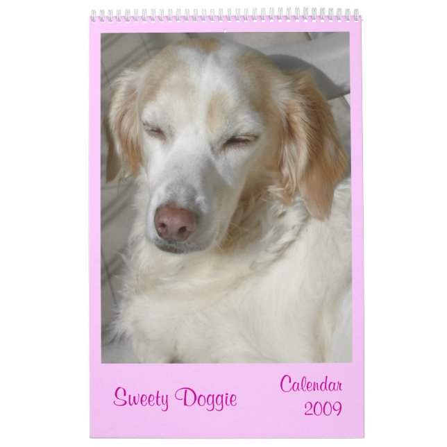 Sweety Doggie 2009 Calendar (Cover)