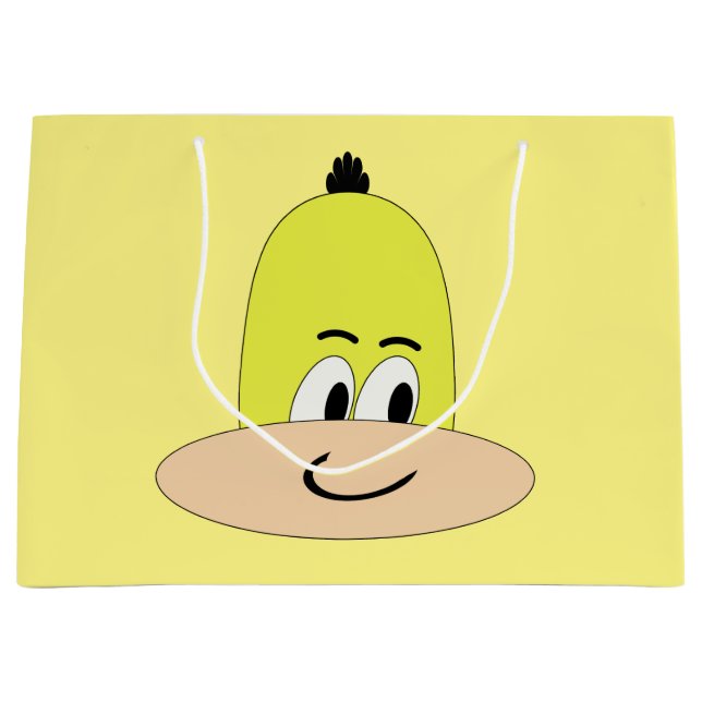 Sweety Funny Cartoon Face Large Gift Bag (Front)
