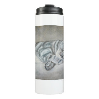 Sweety Sleeping Cat Thermal Tumbler
