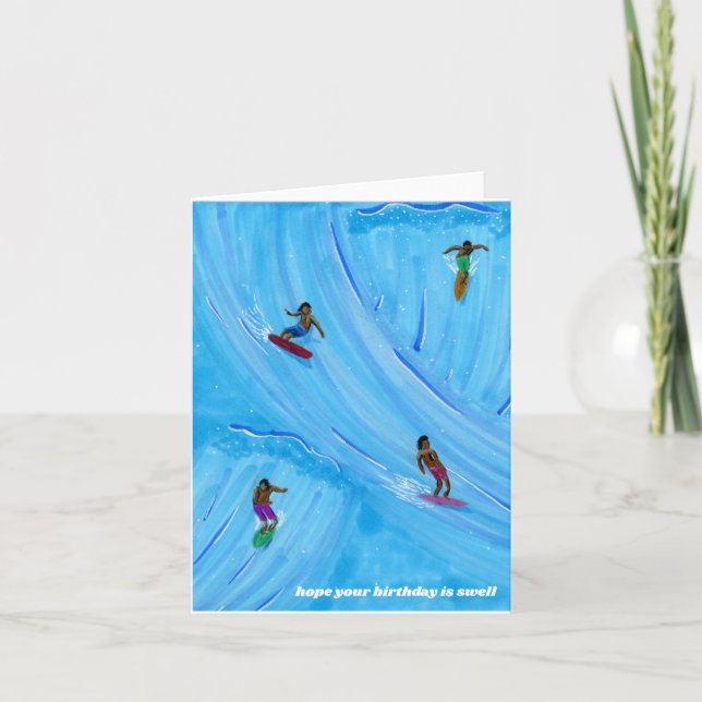 Swell Birthday Card (Front)