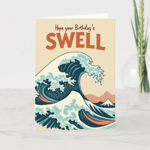 Swell Wave Birthday Card