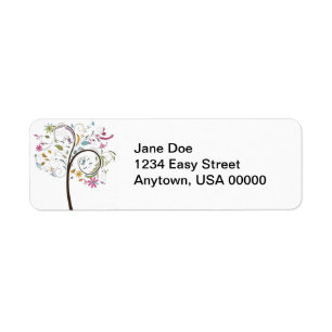 Swept Away Return Address Label