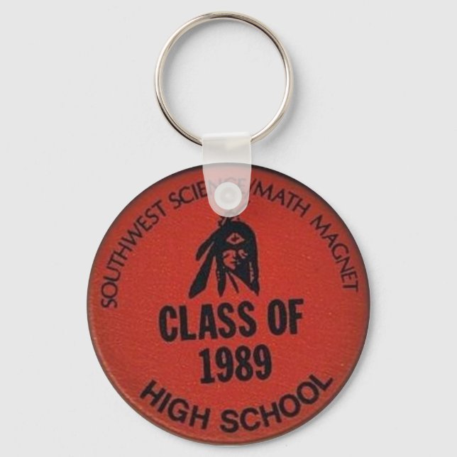 SWHS 98Keychain Original Logo Design Key Ring (Front)