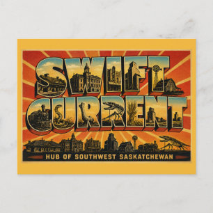 Swift Current Saskatchewan Southwest Hub Postcard