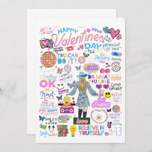 SWIFT-INSPIRED VALENTINE'S DAY CARD