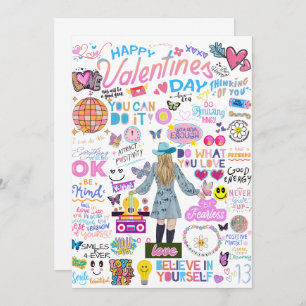 SWIFT-INSPIRED VALENTINE'S DAY CARD