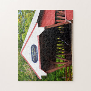 Swift River Covered Bridge Jigsaw Puzzle