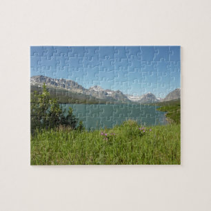 Swiftcurrent Lake at Glacier National Park Jigsaw Puzzle