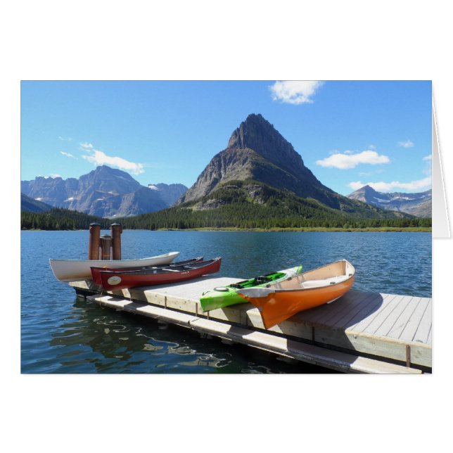 Swiftcurrent Lake Boats- Glacier National Park (Front Horizontal)