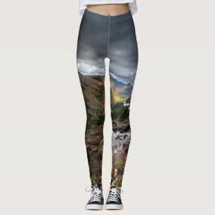 Swiftcurrent Pass Trail 3 - Glacier National Park Leggings