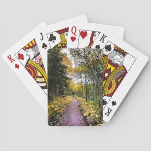 Swiftcurrent Pass Trail - Glacier National Park Playing Cards