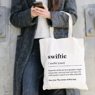 Swiftie Gift Custom Definition Modern Funny Tote Bag