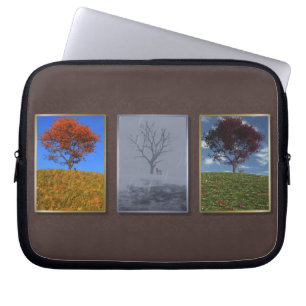 Swiftly Fly the Years Triptych Laptop Sleeve