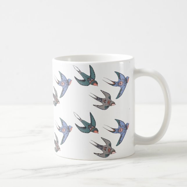 Swiftly Swooping Swallows Mug (Right)