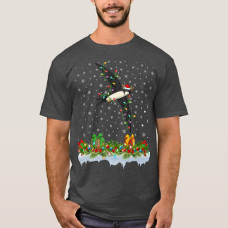 Swifts Bird Lover Matching Santa Lighting Swifts C T-Shirt