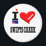 SWIFTS CREEK - I Love Magnet<br><div class="desc">Here you will find the souvenir of your vacation. This shop contains fridge magnets of SWIFTS CREEK in Australia . Amaze friends and relatives with the unique souvenirs from your great trip! Try us!</div>