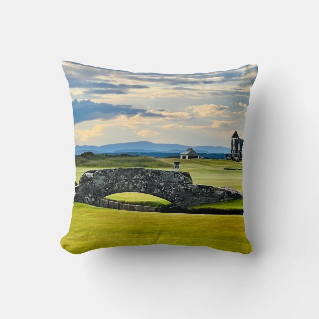 Swilcan Bridge - Old Course St Andrews Cushion (Front)