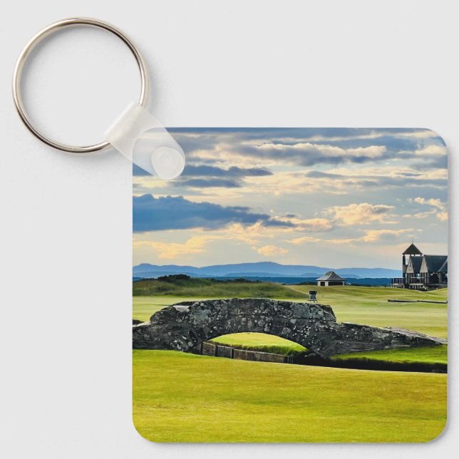 Swilcan Bridge - Old Course St Andrews Key Ring (Front)