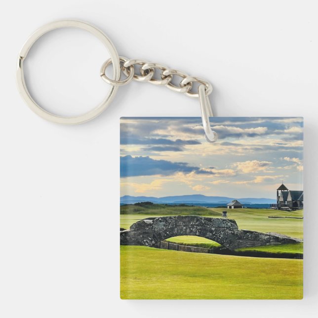 Swilcan Bridge - Old Course St Andrews Key Ring (Front)