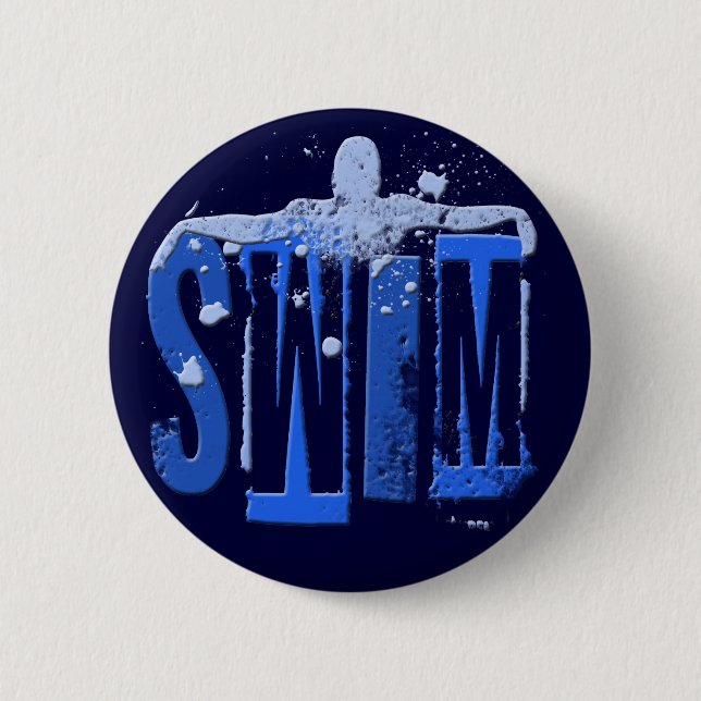 SWIM 6 CM ROUND BADGE (Front)