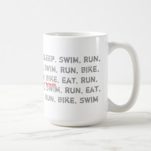 Swim, Bike, Run - I Am a Triathlete - Coffee Mug
