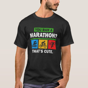 Swim Bike Run Triathlon Design Triathletes Funny T T-Shirt