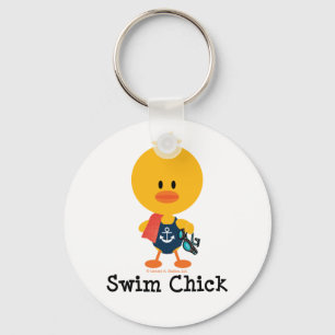 Swim Chick Key Ring