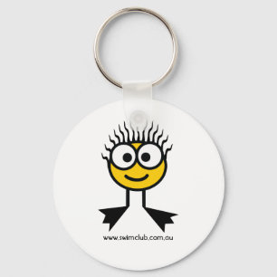 Swim Club Yellow  Swim Character Key Ring