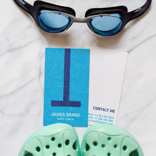 Swim Coach Business Card