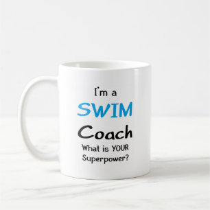 swim coach coffee mug