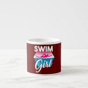 Swim Girl Espresso Cup