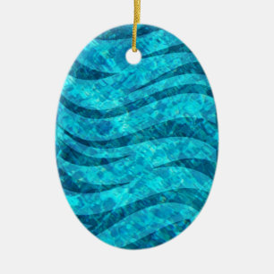 Swim in the Pool Ceramic Tree Decoration
