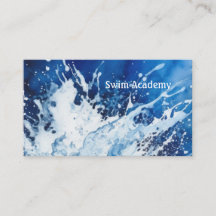 Swim instructor splash