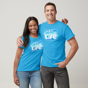 "Swim Life" Cool Pool colour T-Shirt