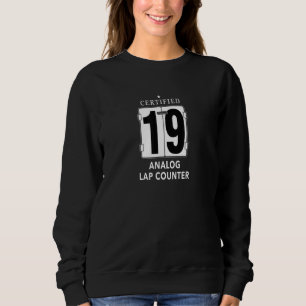 Swim Meet Event Distance Freestyle Lap Counter Poo Sweatshirt