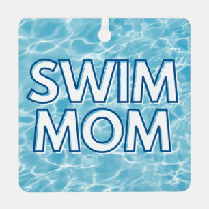 Swim Mom Christmas Ornament