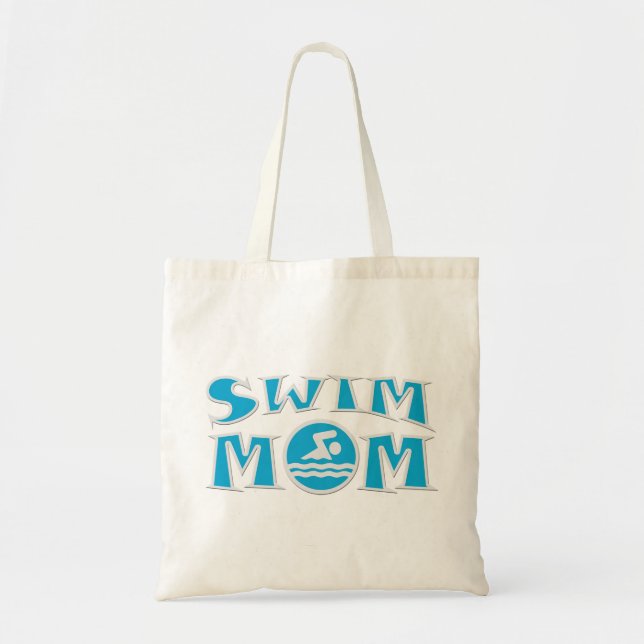 Swim Mum Budget Tote Bag (Front)