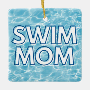 Swim Mum Christmas Ornament