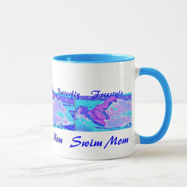 Swim Mum Coffee Mug (Right)