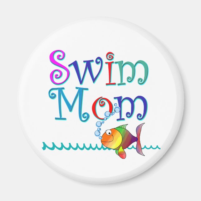 Swim Mum Magnet (Front)