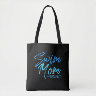 Swim Mum Swimming Funny Cute Gift Tote Bag