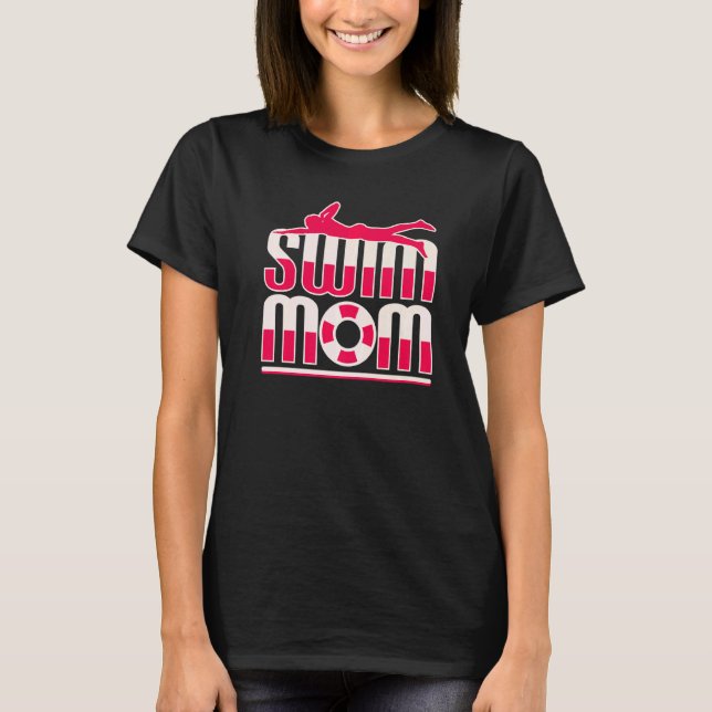 Swim Mum   T-Shirt (Front)