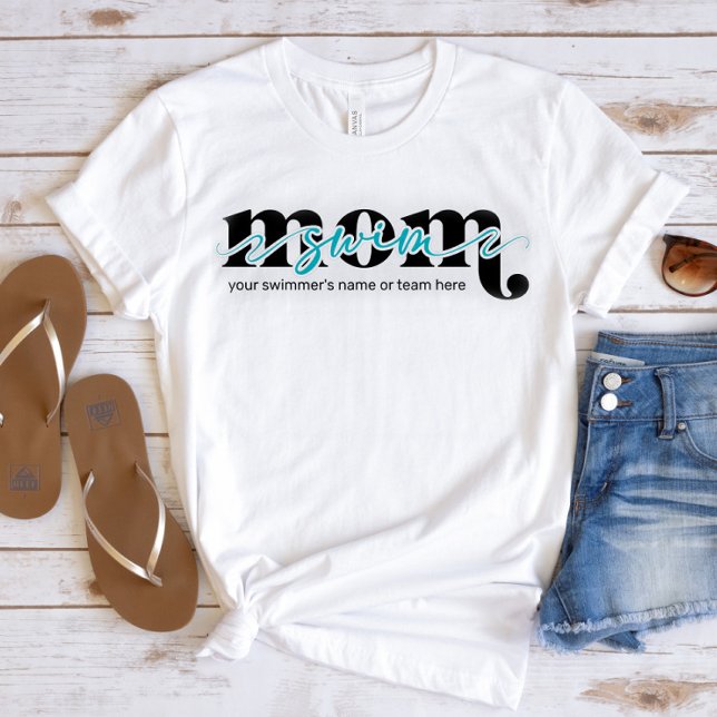 Swim Mum T-Shirt (Creator Uploaded)