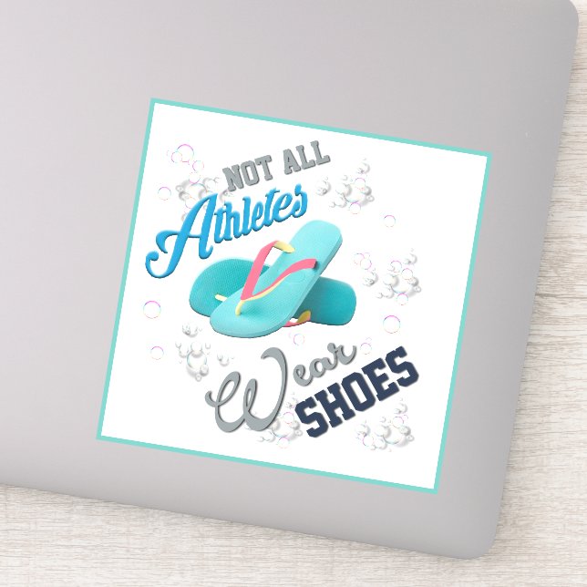 SWIM - “Not All Athletes Wear Shoes Swim” (Detail)