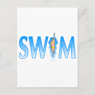 Swim Postcard