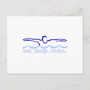 Swim Postcard