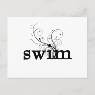 swim postcard