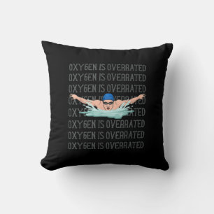 Swim Swimmer Love Funny Swimming Boy Sport Cushion
